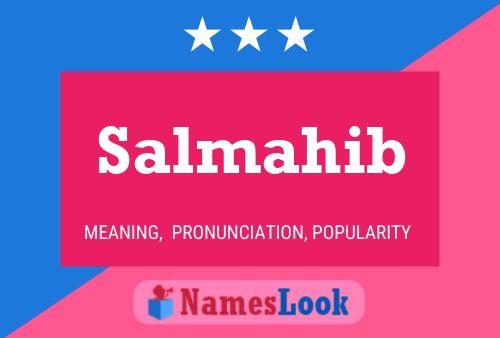 ملصق اسم Salmahib