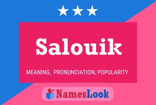 ملصق اسم Salouik