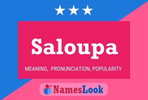 ملصق اسم Saloupa