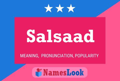 ملصق اسم Salsaad