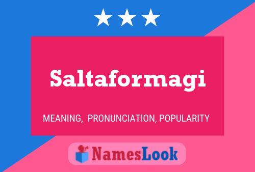 ملصق اسم Saltaformagi