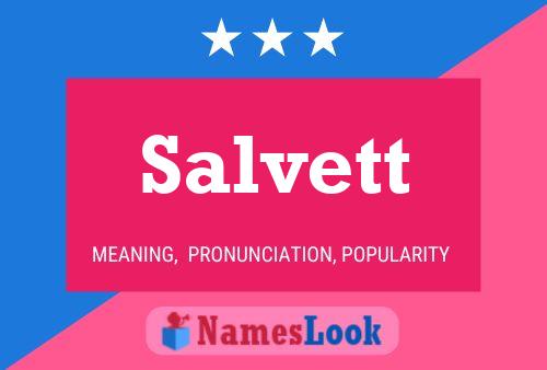 ملصق اسم Salvett