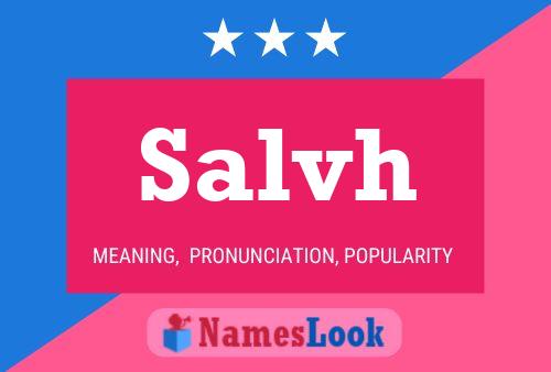 ملصق اسم Salvh