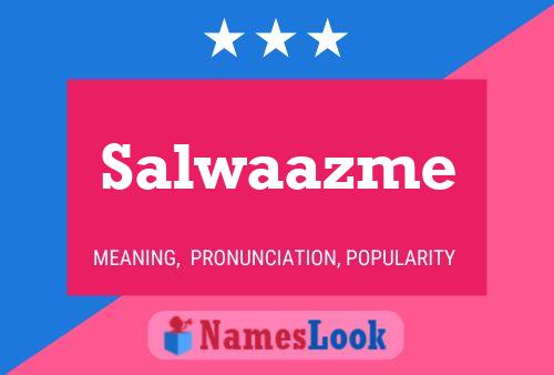 ملصق اسم Salwaazme