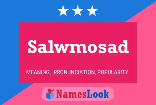 ملصق اسم Salwmosad