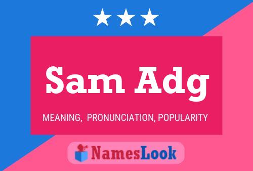 ملصق اسم Sam Adg