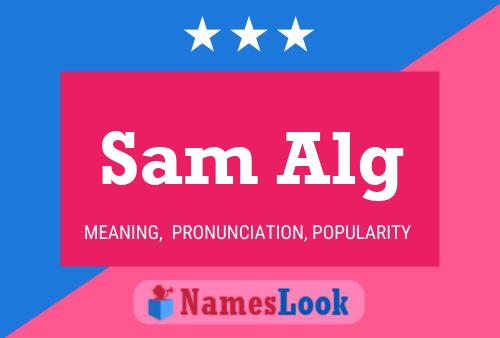 ملصق اسم Sam Alg