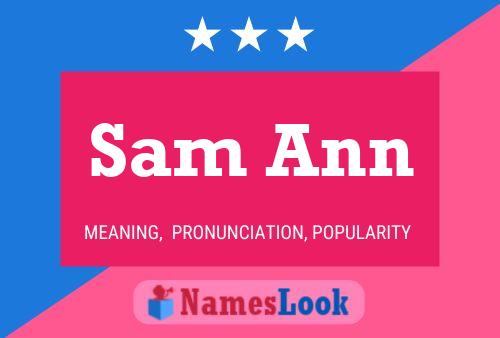 ملصق اسم Sam Ann