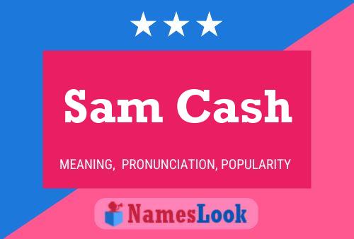 ملصق اسم Sam Cash