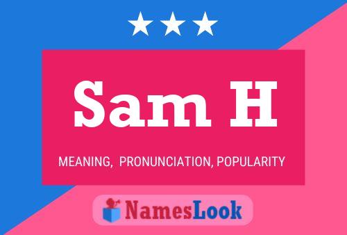 ملصق اسم Sam H