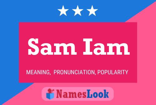 ملصق اسم Sam Iam