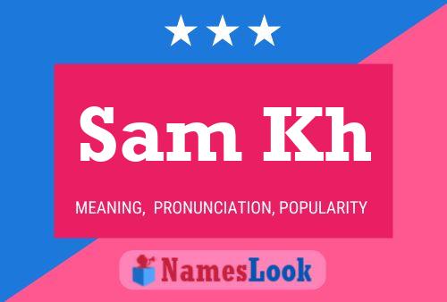 ملصق اسم Sam Kh