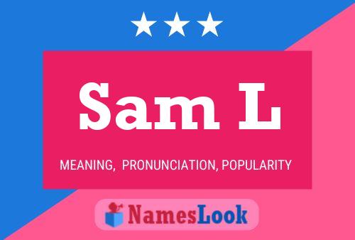 ملصق اسم Sam L