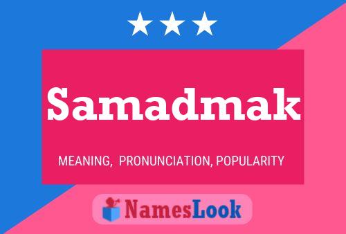 ملصق اسم Samadmak