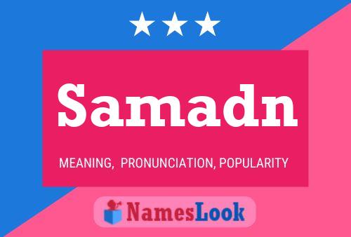 ملصق اسم Samadn