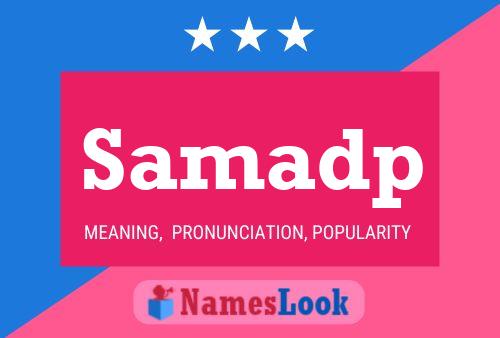 ملصق اسم Samadp