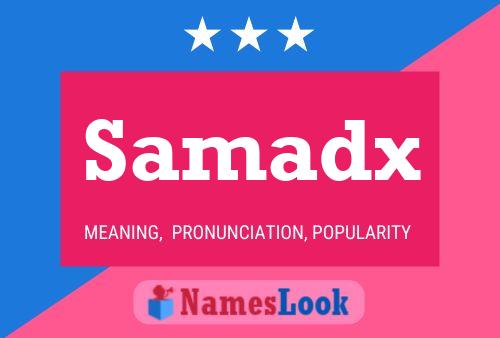 ملصق اسم Samadx