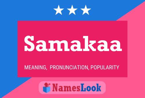 ملصق اسم Samakaa