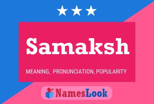 ملصق اسم Samaksh