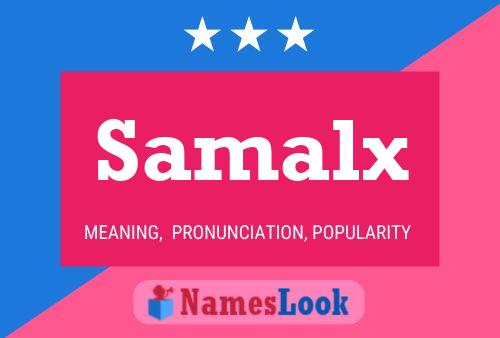 ملصق اسم Samalx