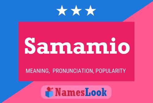 ملصق اسم Samamio