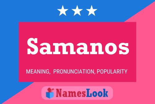 ملصق اسم Samanos