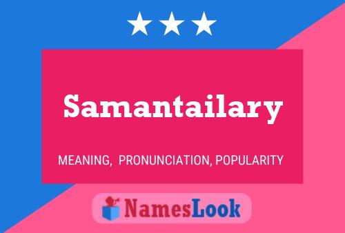 ملصق اسم Samantailary