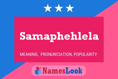 ملصق اسم Samaphehlela