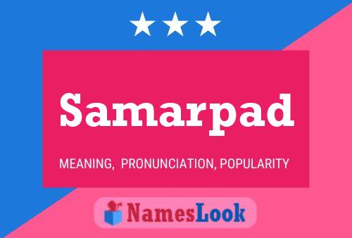 ملصق اسم Samarpad