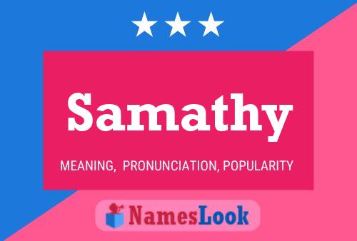 ملصق اسم Samathy