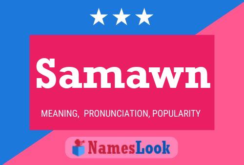 ملصق اسم Samawn