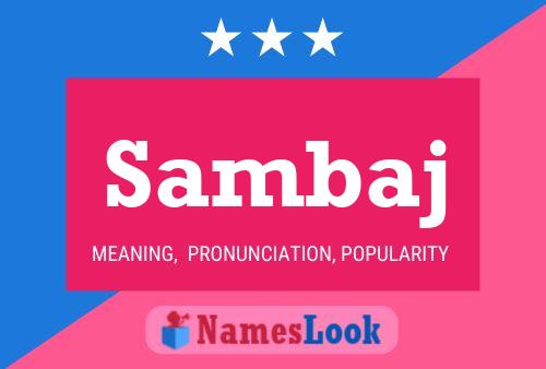 ملصق اسم Sambaj