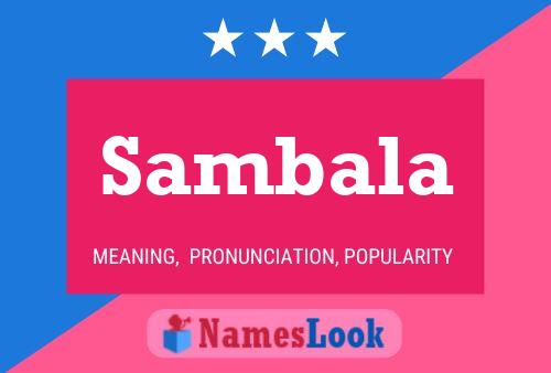 ملصق اسم Sambala