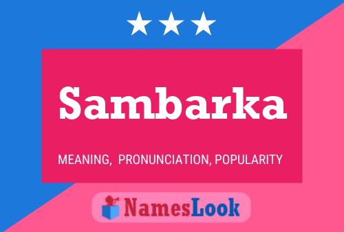 ملصق اسم Sambarka