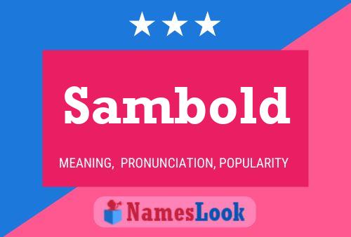 ملصق اسم Sambold