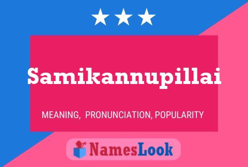 ملصق اسم Samikannupillai