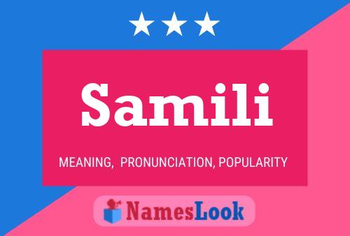 ملصق اسم Samili