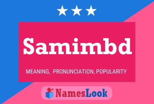 ملصق اسم Samimbd