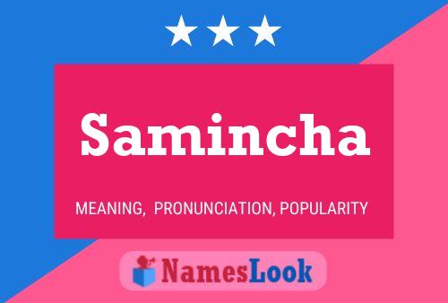 ملصق اسم Samincha