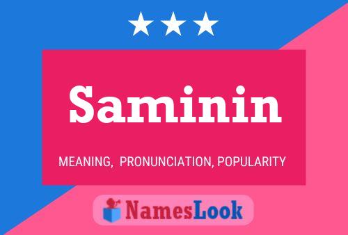 ملصق اسم Saminin