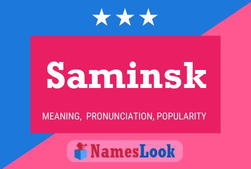 ملصق اسم Saminsk