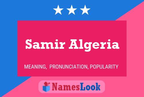 ملصق اسم Samir Algeria