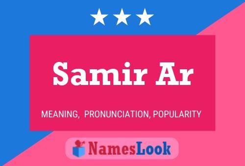 ملصق اسم Samir Ar