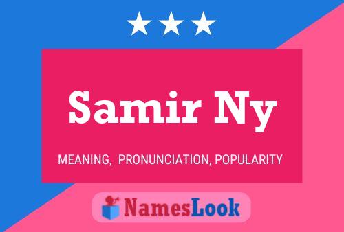 ملصق اسم Samir Ny