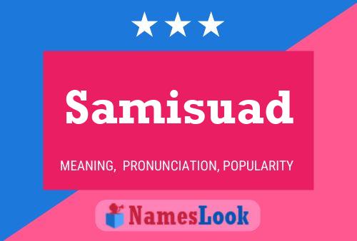 ملصق اسم Samisuad