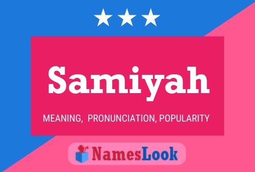 ملصق اسم Samiyah