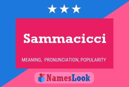 ملصق اسم Sammacicci