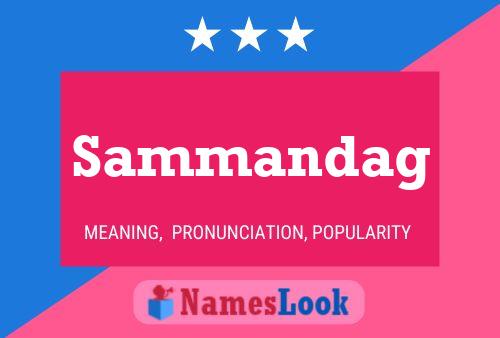 ملصق اسم Sammandag