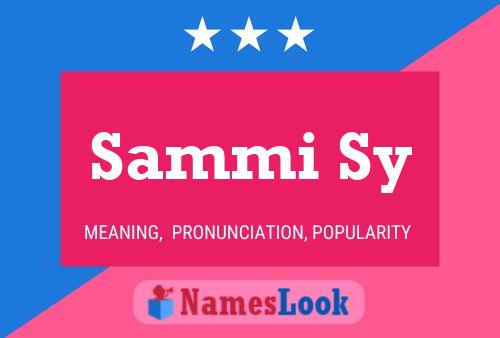 ملصق اسم Sammi Sy