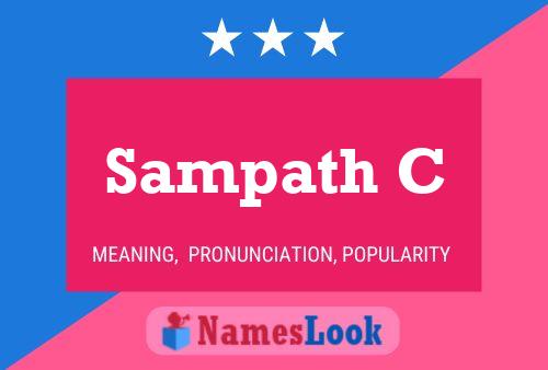 ملصق اسم Sampath C